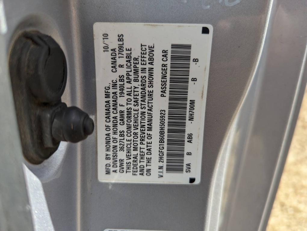 used 2011 Honda Civic car, priced at $3,800