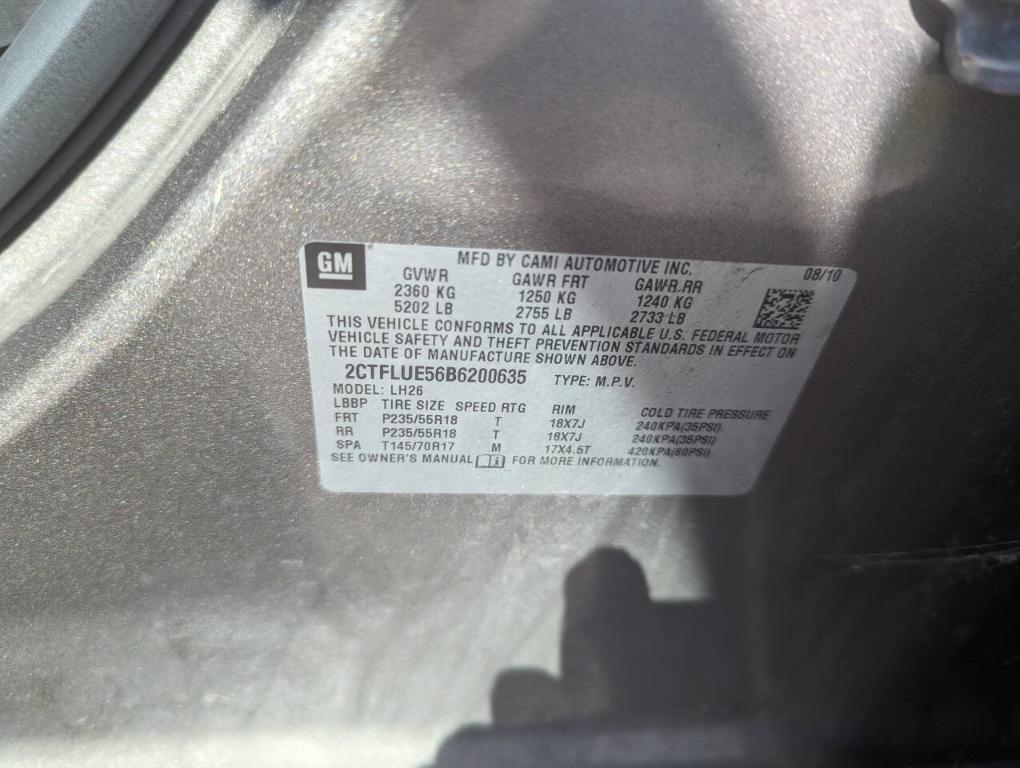 used 2011 GMC Terrain car, priced at $5,000