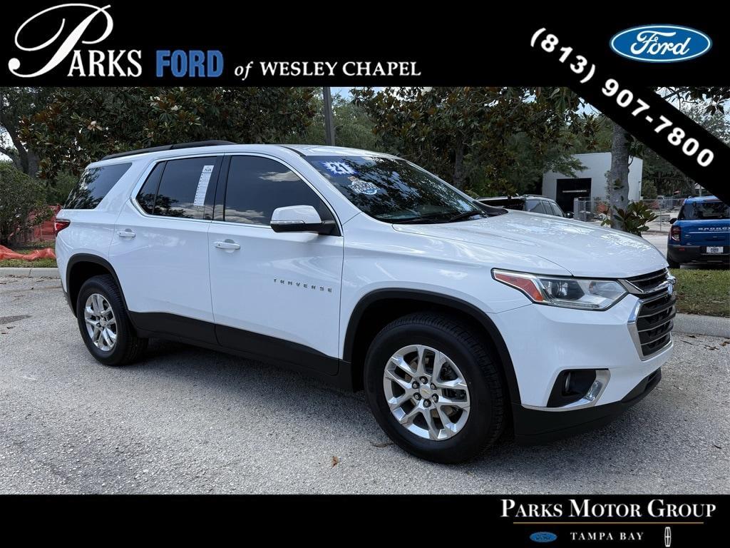 used 2021 Chevrolet Traverse car, priced at $26,756