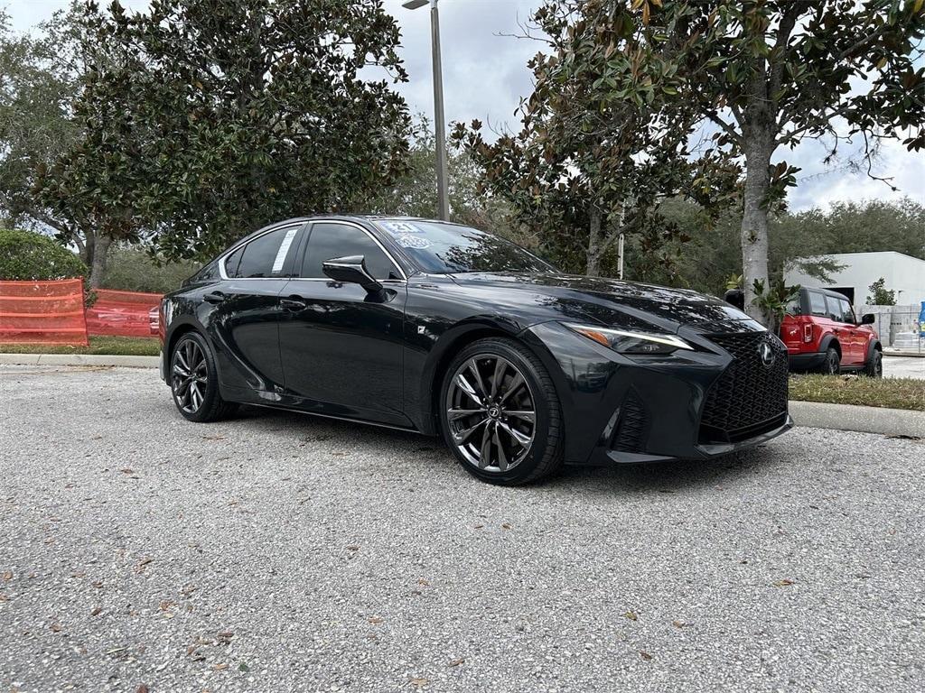 used 2021 Lexus IS 350 car, priced at $34,874