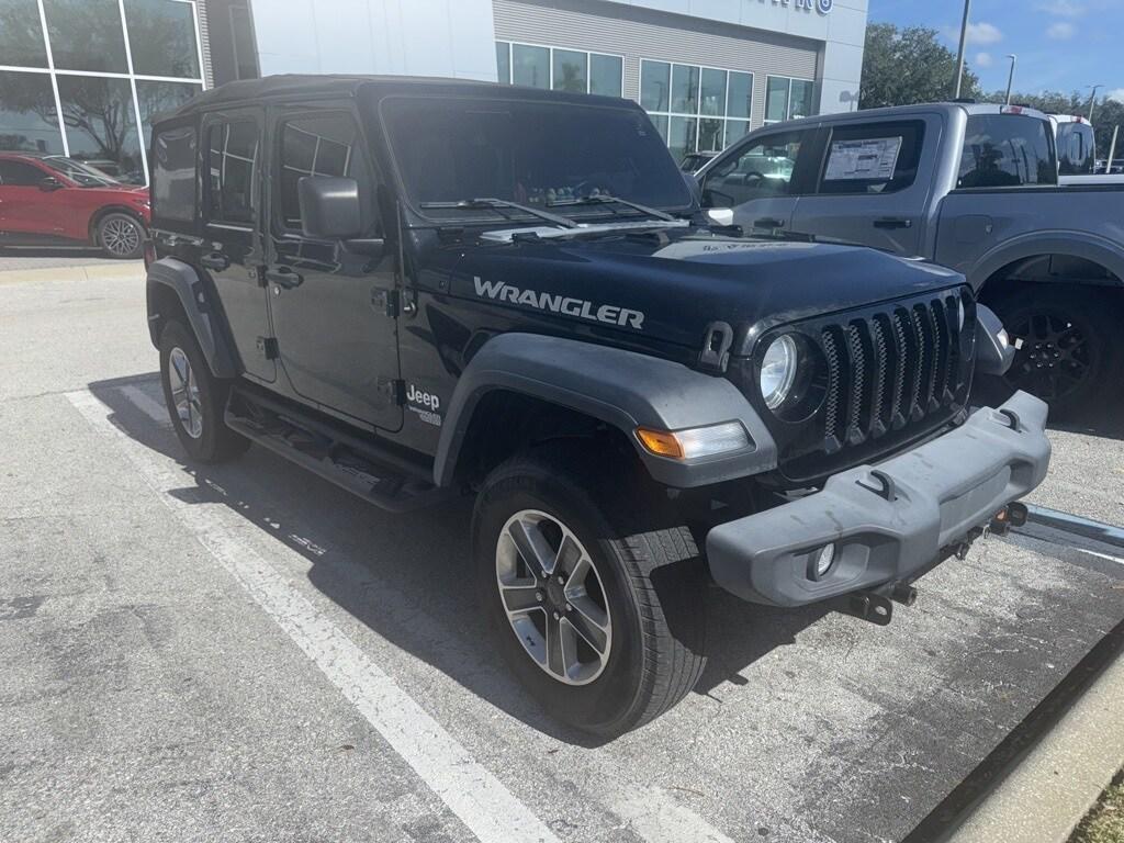 used 2018 Jeep Wrangler Unlimited car, priced at $25,193