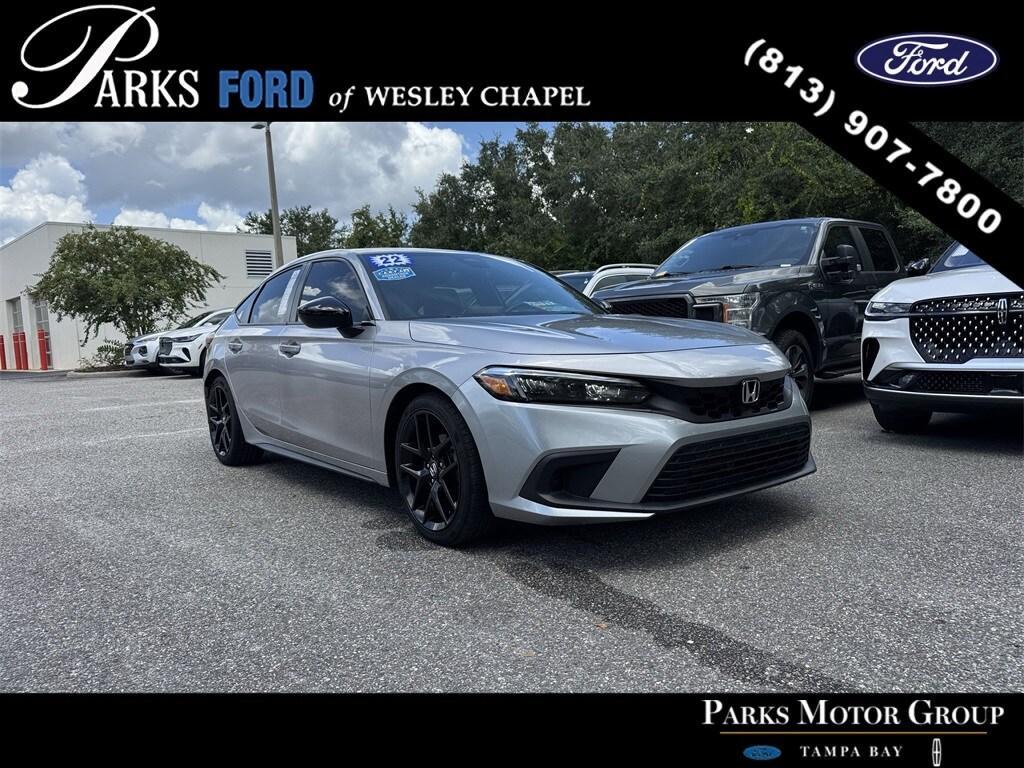 used 2022 Honda Civic car, priced at $26,314
