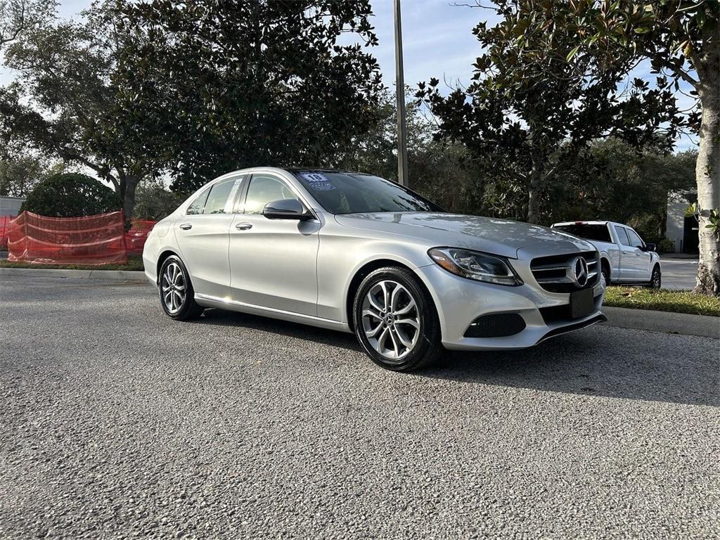 used 2018 Mercedes-Benz C-Class car, priced at $17,508