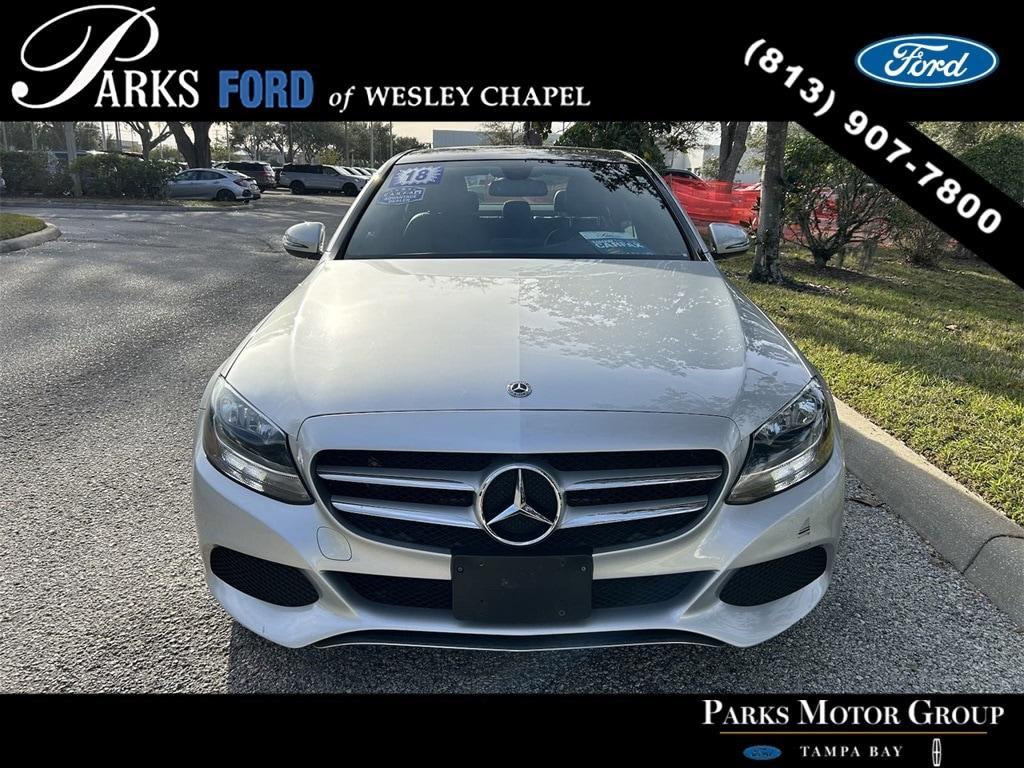 used 2018 Mercedes-Benz C-Class car, priced at $17,508