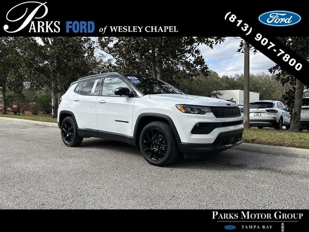 used 2022 Jeep Compass car, priced at $22,045