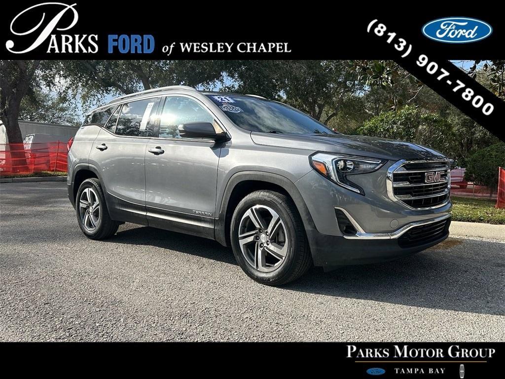 used 2021 GMC Terrain car, priced at $21,174