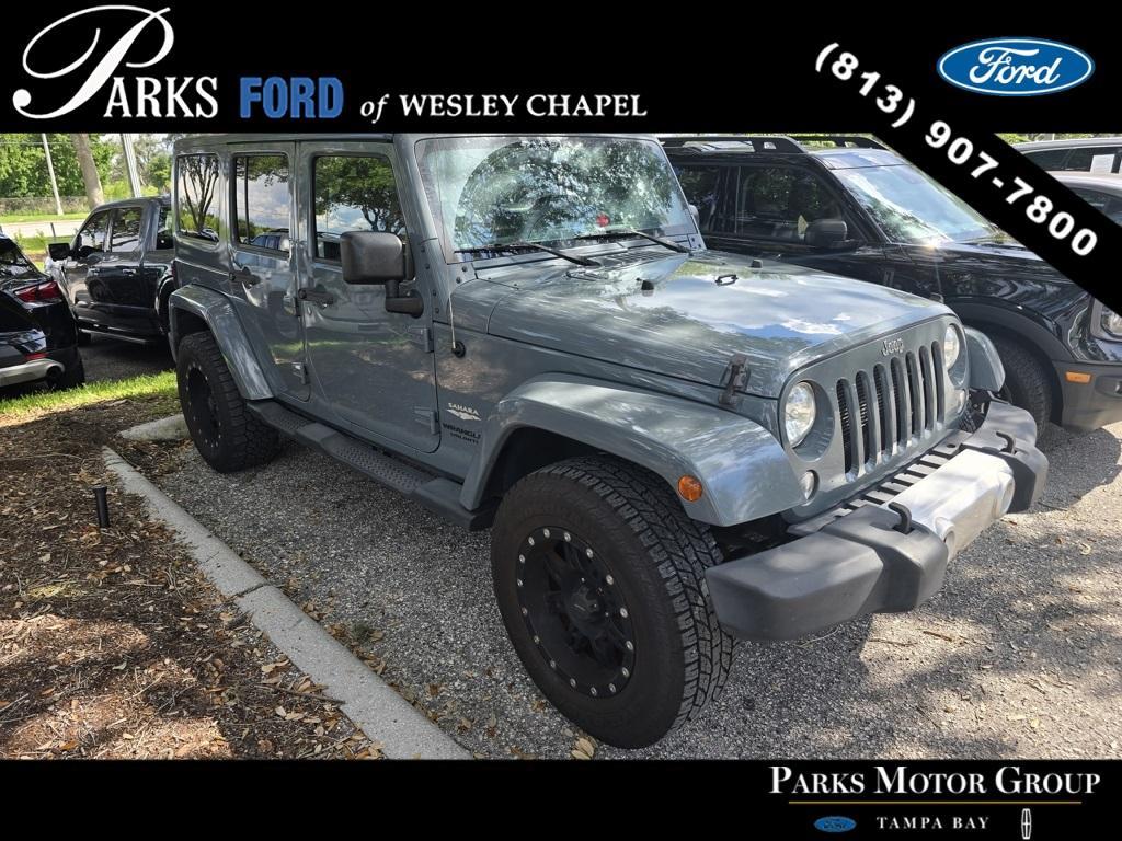 used 2015 Jeep Wrangler Unlimited car, priced at $17,133