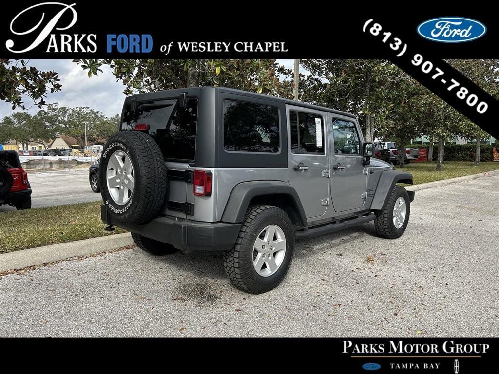 used 2015 Jeep Wrangler Unlimited car, priced at $18,705