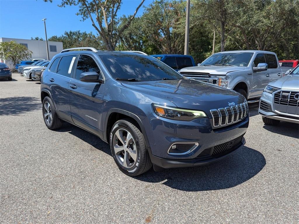 used 2021 Jeep Cherokee car, priced at $17,436