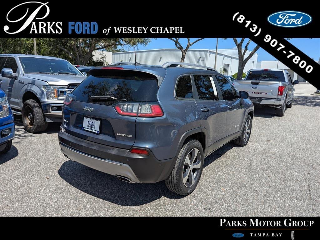 used 2021 Jeep Cherokee car, priced at $17,436