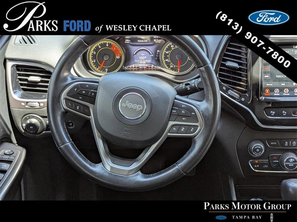 used 2021 Jeep Cherokee car, priced at $17,436