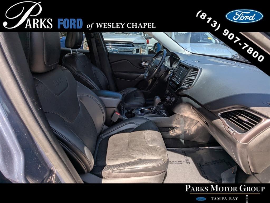 used 2021 Jeep Cherokee car, priced at $17,436