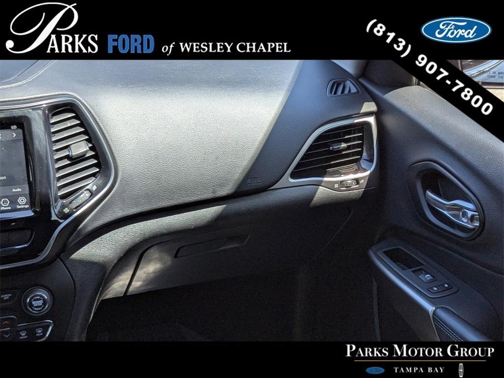 used 2021 Jeep Cherokee car, priced at $17,436