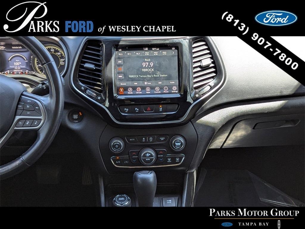 used 2021 Jeep Cherokee car, priced at $17,436