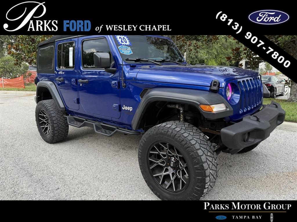 used 2020 Jeep Wrangler Unlimited car, priced at $26,591