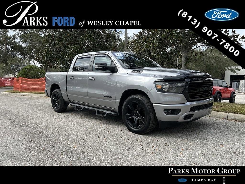 used 2021 Ram 1500 car, priced at $29,483