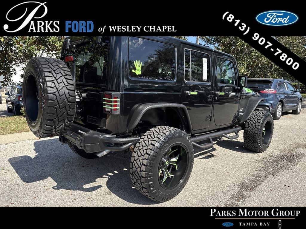 used 2017 Jeep Wrangler Unlimited car, priced at $26,344