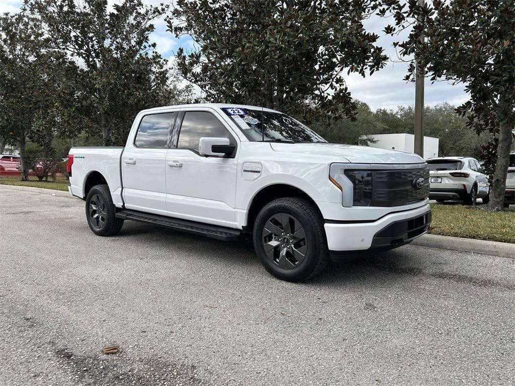 used 2022 Ford F-150 Lightning car, priced at $40,463