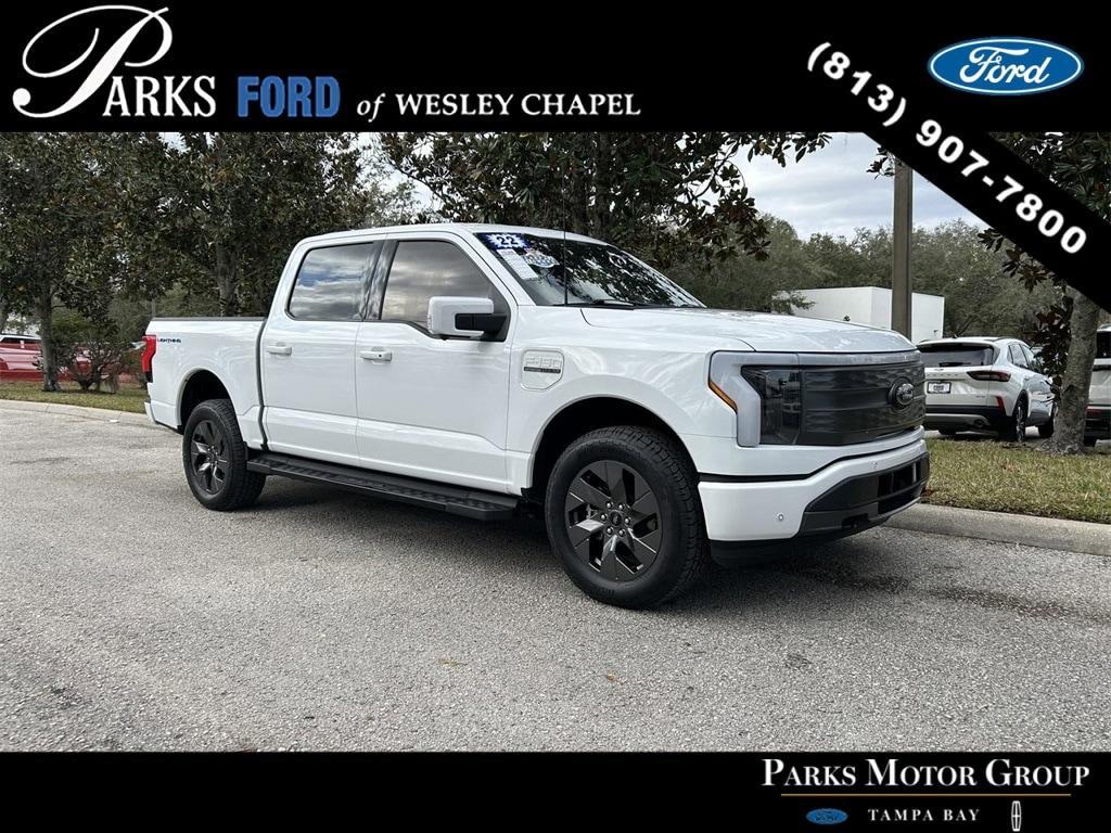 used 2022 Ford F-150 Lightning car, priced at $40,463