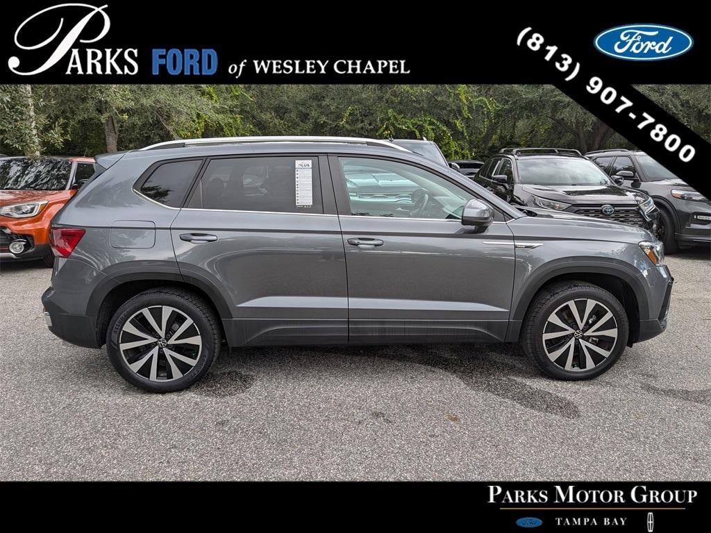 used 2023 Volkswagen Taos car, priced at $17,433