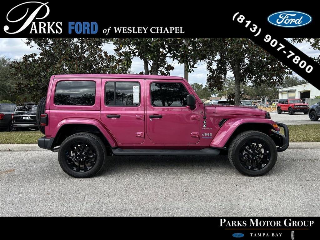 used 2022 Jeep Wrangler Unlimited 4xe car, priced at $36,644