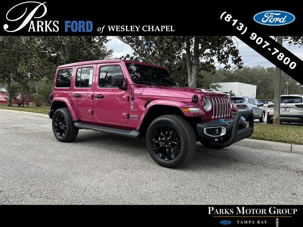 used 2022 Jeep Wrangler Unlimited 4xe car, priced at $36,644