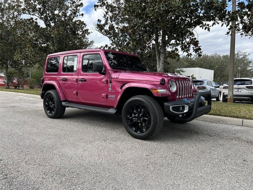 used 2022 Jeep Wrangler Unlimited 4xe car, priced at $36,644