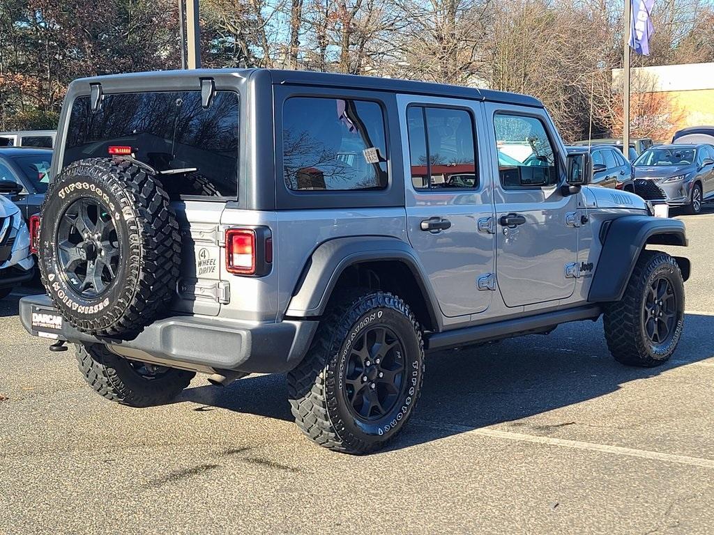 used 2021 Jeep Wrangler Unlimited car, priced at $30,500