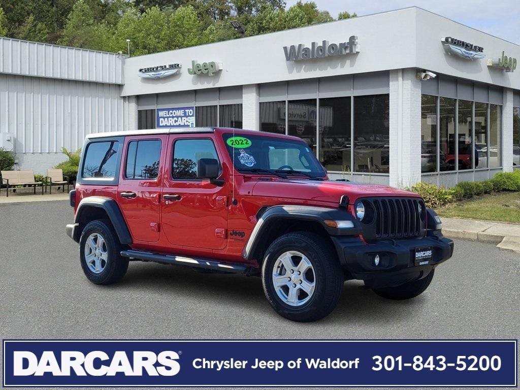 used 2022 Jeep Wrangler Unlimited car, priced at $29,610