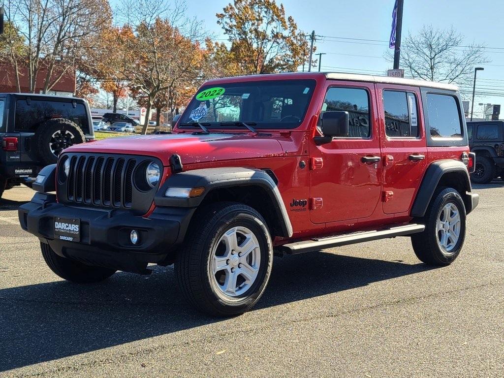 used 2022 Jeep Wrangler Unlimited car, priced at $29,610