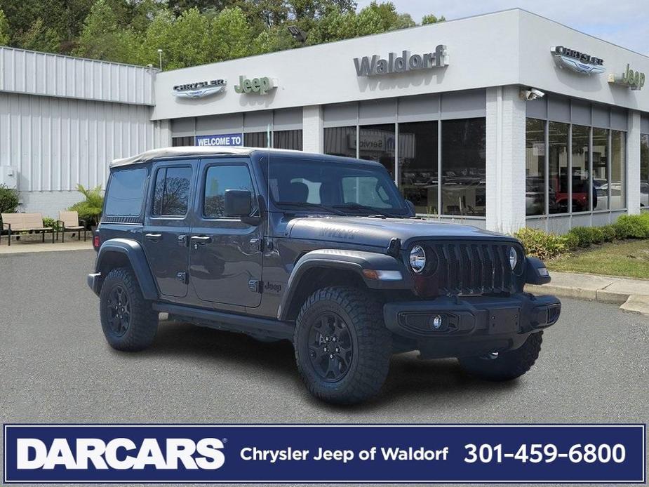 used 2022 Jeep Wrangler Unlimited car, priced at $33,180