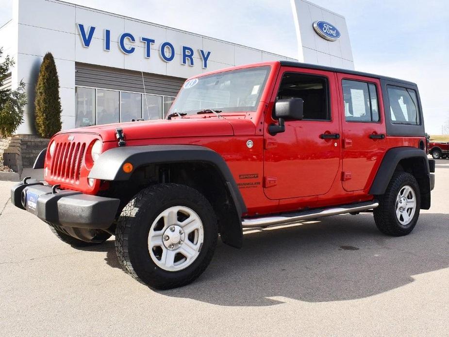 used 2014 Jeep Wrangler Unlimited car, priced at $17,811