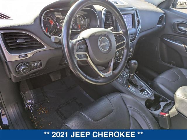 used 2021 Jeep Cherokee car, priced at $23,481