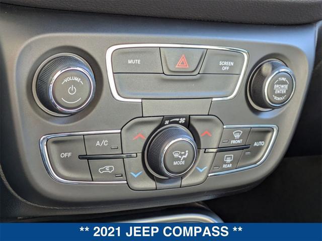 used 2021 Jeep Compass car, priced at $21,498