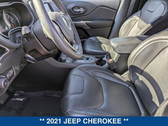 used 2021 Jeep Cherokee car, priced at $23,998