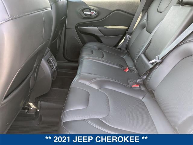 used 2021 Jeep Cherokee car, priced at $21,789