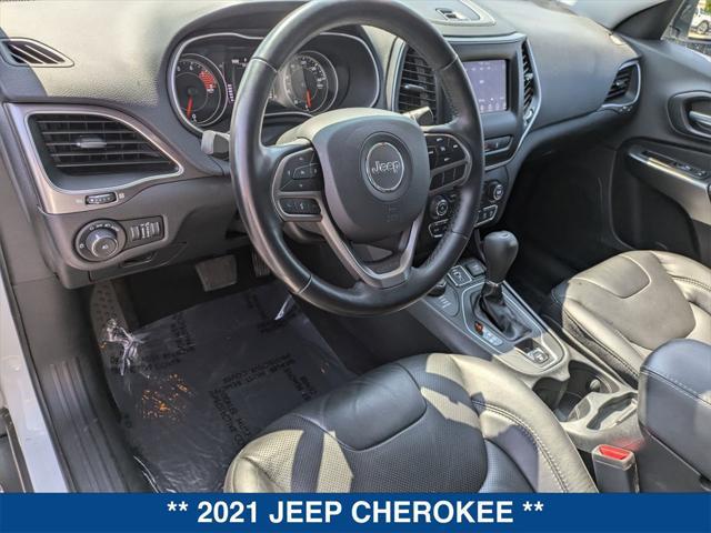 used 2021 Jeep Cherokee car, priced at $21,789