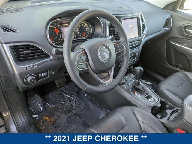 used 2021 Jeep Cherokee car, priced at $23,000