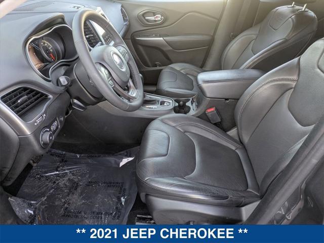 used 2021 Jeep Cherokee car, priced at $24,818