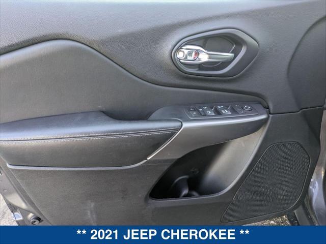 used 2021 Jeep Cherokee car, priced at $23,000