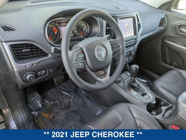 used 2021 Jeep Cherokee car, priced at $24,818