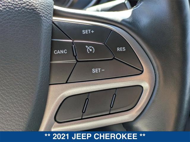 used 2021 Jeep Cherokee car, priced at $22,800