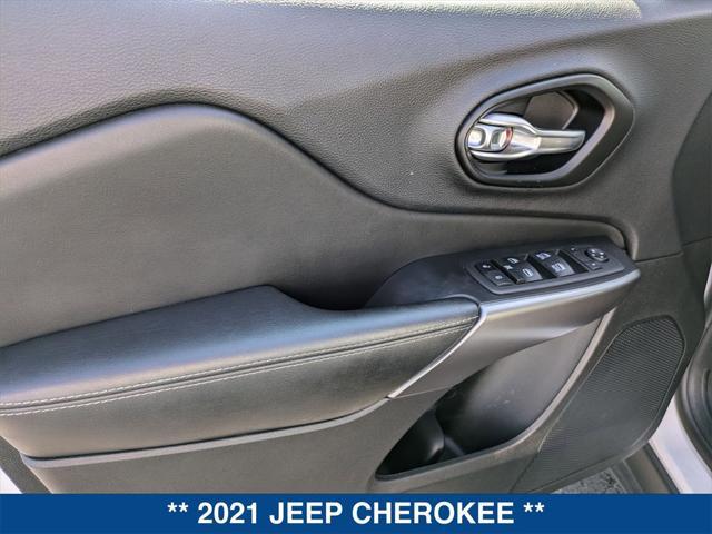 used 2021 Jeep Cherokee car, priced at $22,800