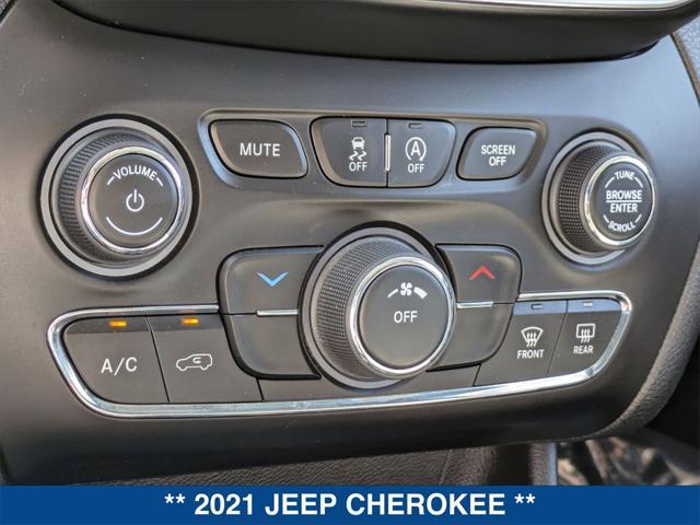 used 2021 Jeep Cherokee car, priced at $22,800