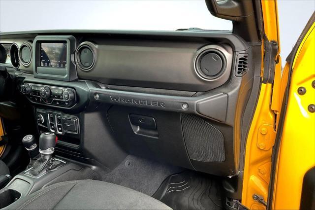 used 2021 Jeep Wrangler car, priced at $30,211