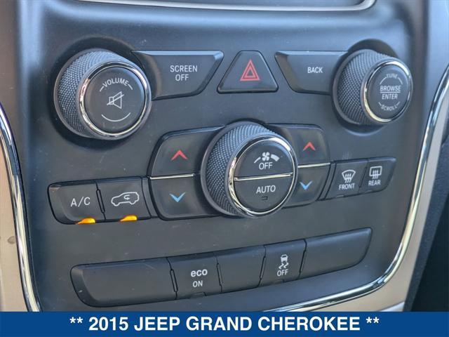 used 2015 Jeep Grand Cherokee car, priced at $15,914