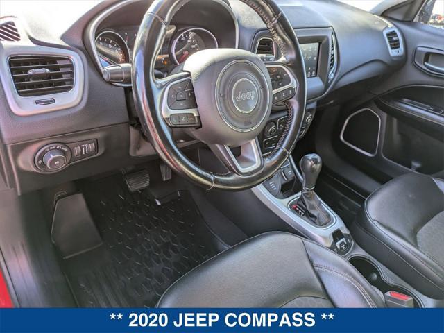 used 2020 Jeep Compass car, priced at $17,612