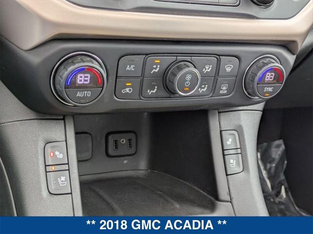 used 2018 GMC Acadia car, priced at $18,274