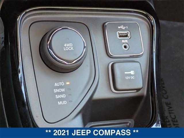 used 2021 Jeep Compass car, priced at $24,287