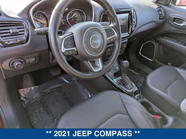 used 2021 Jeep Compass car, priced at $24,287